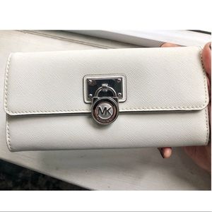 Michael Kors Hamilton Genuine Leather Large Flap